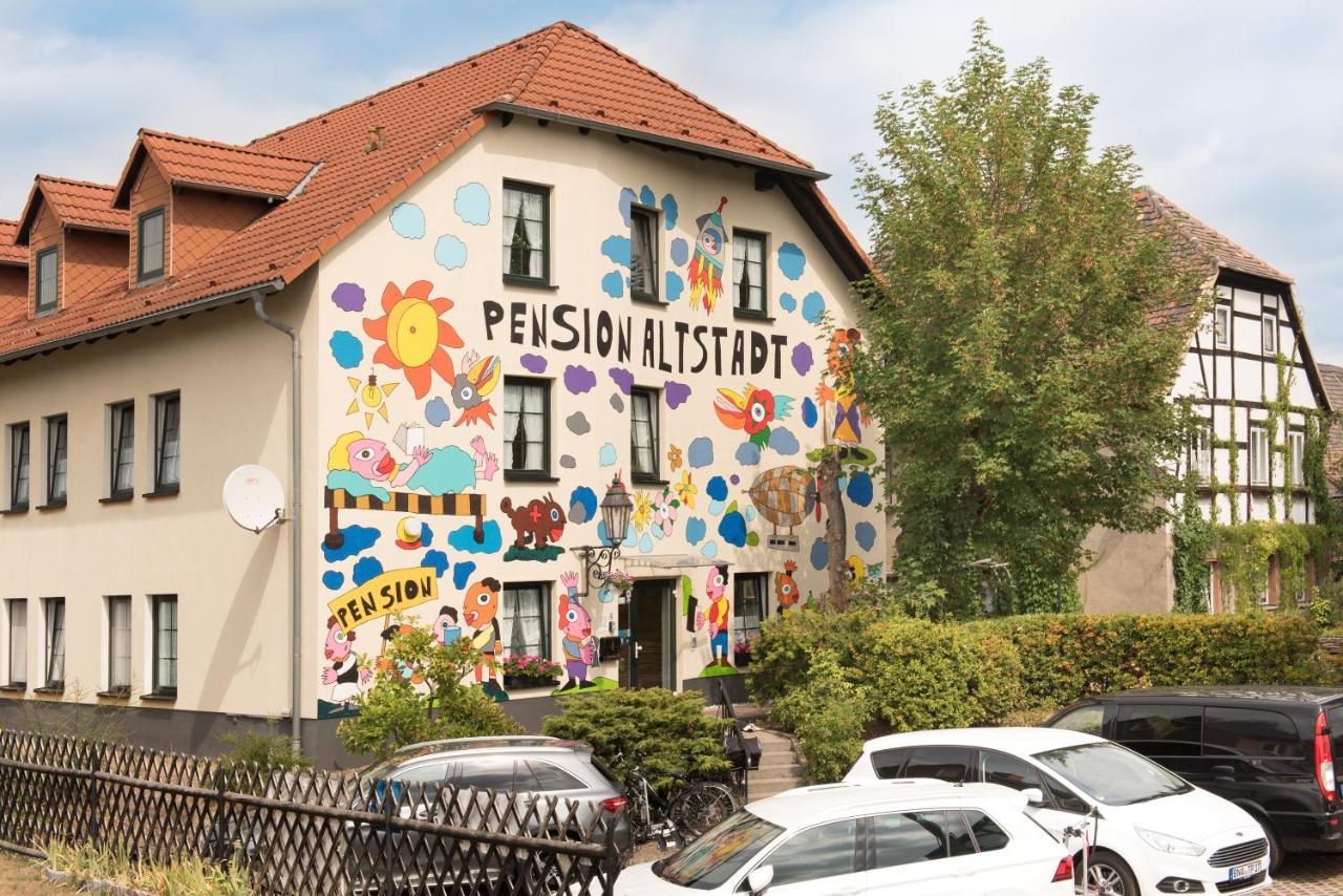 Pension Altstadt Borna Buitenkant foto